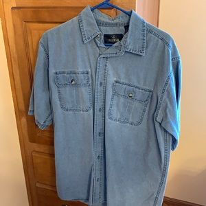Blue size large Redhead casual short sleeve shirt